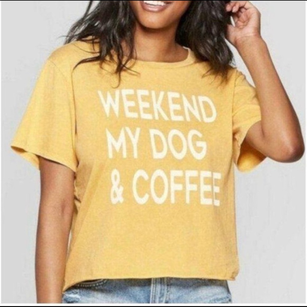 NWT Yellow Graphic T-shirt